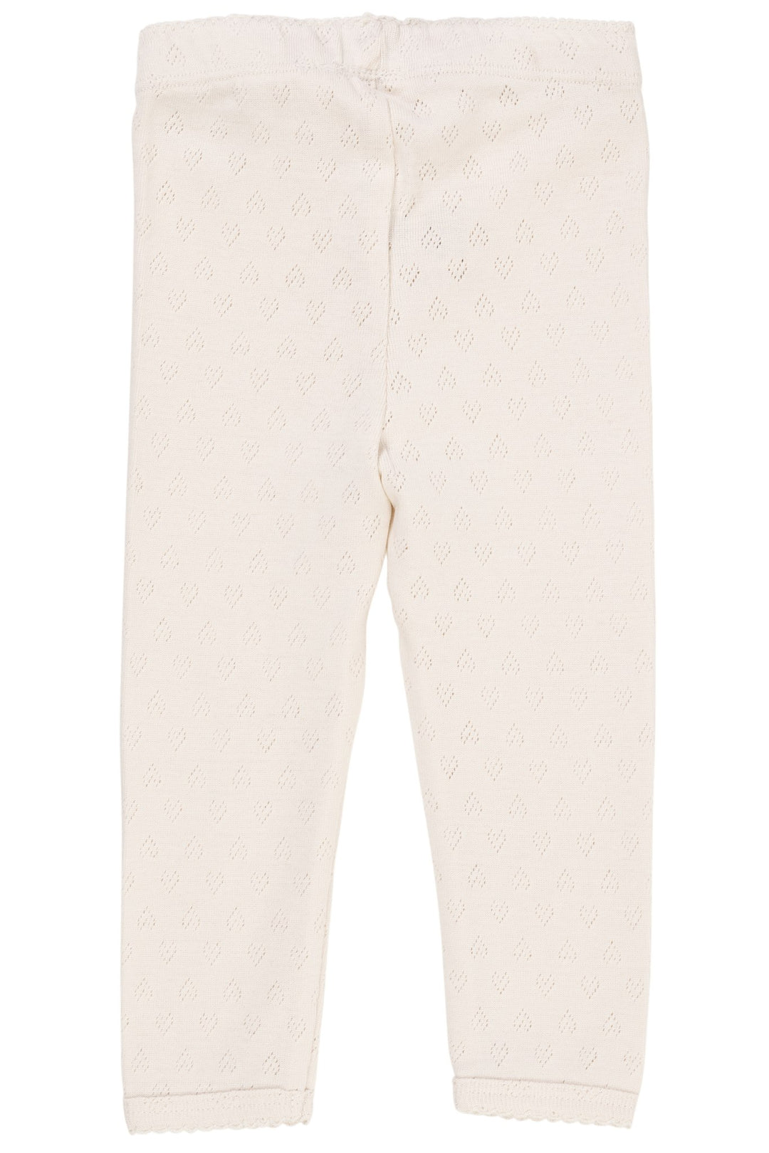 LEGGING M. HJERTE MØNSTER - CREAM