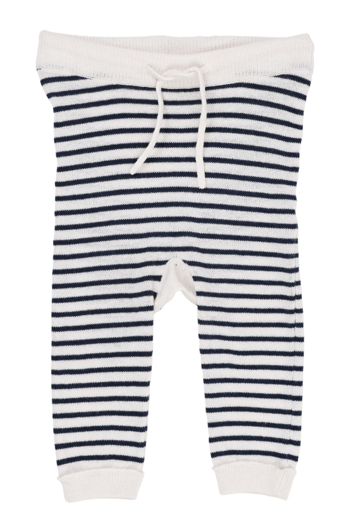STRIBET TYND STRIKBUKS - CREAM/NAVY COMB.