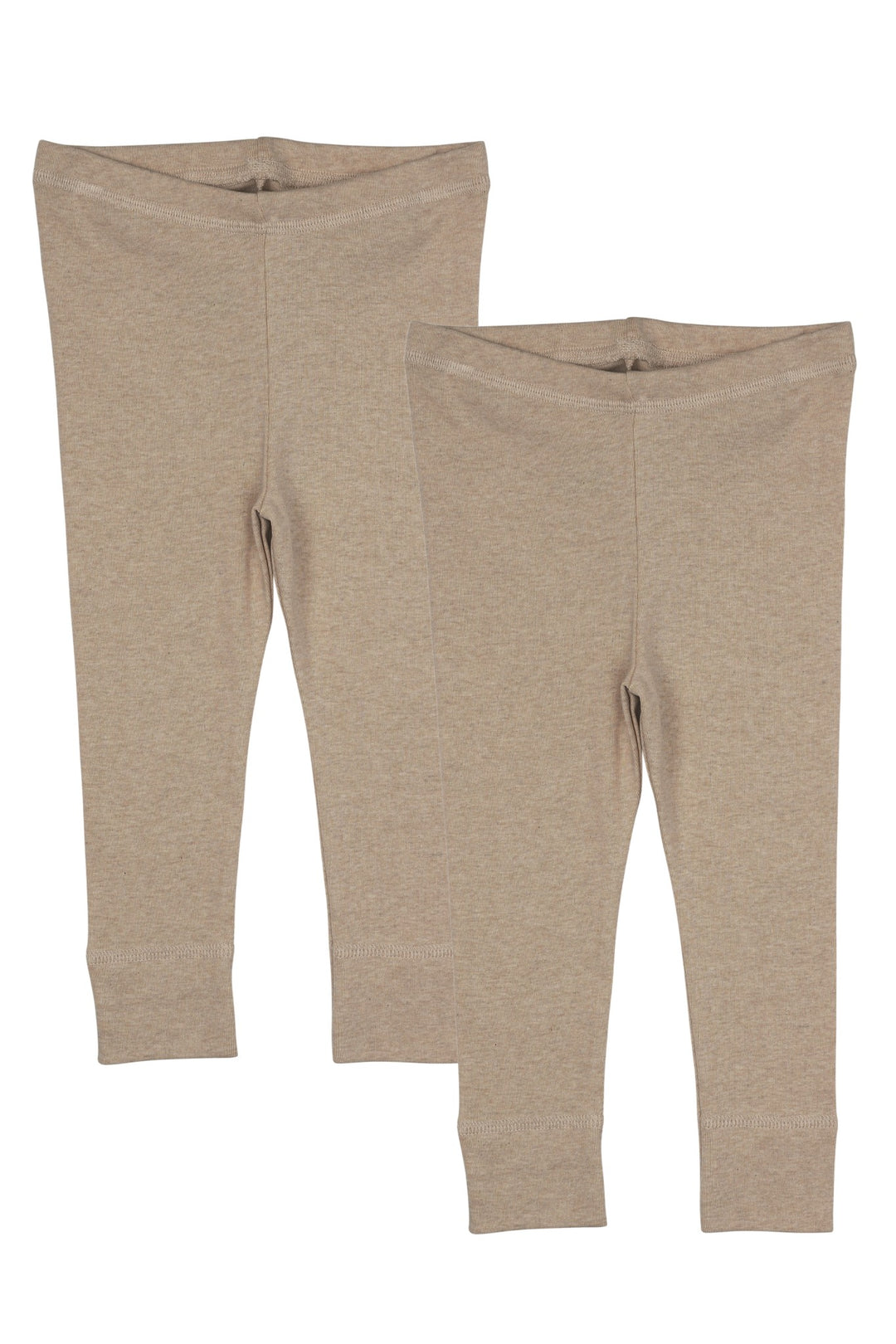 2 PAK MELANGE LEGGINGS - NATURAL MELANGE