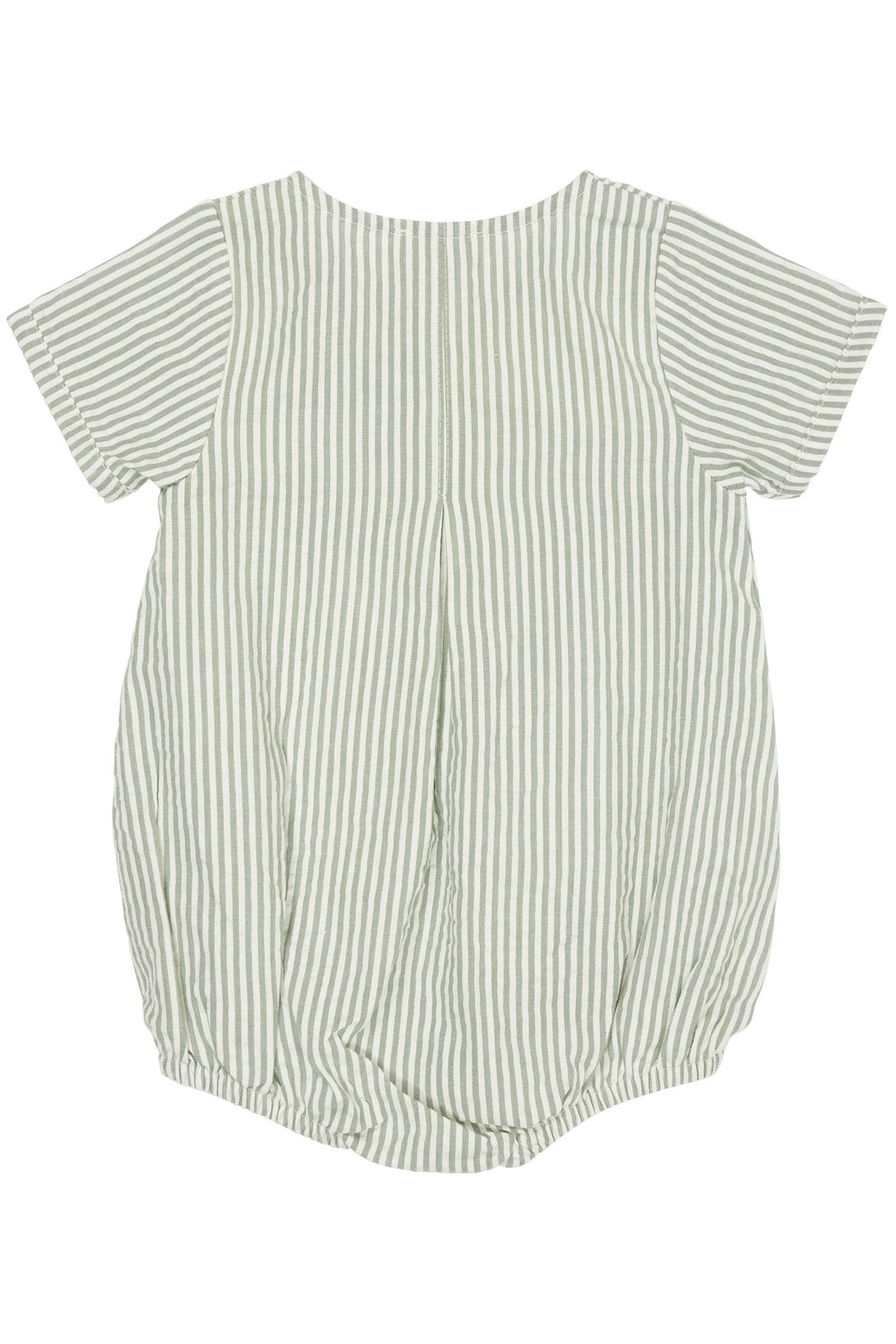BÆK OG BØLGE ROMPER - GREEN W CREAM STRIPE