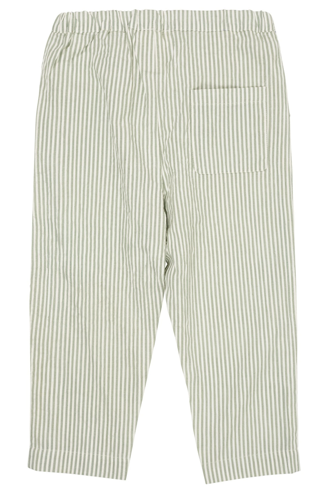 BÆK OG BØLGE BUKS - GREEN W CREAM STRIPE